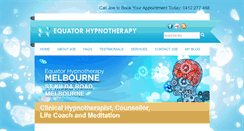 Desktop Screenshot of equator-hypnotherapymelbourne.com